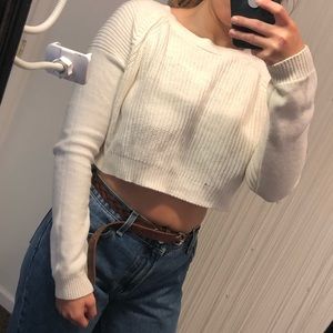 Cropped sweater